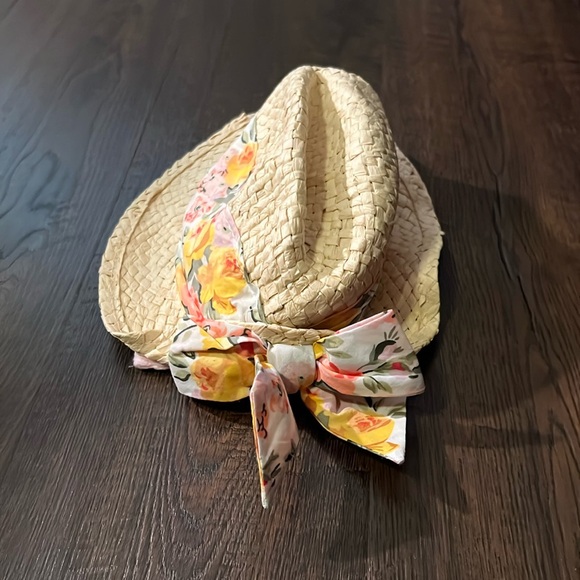 Janie & Jack Straw Hat0-6M - Picture 1 of 3